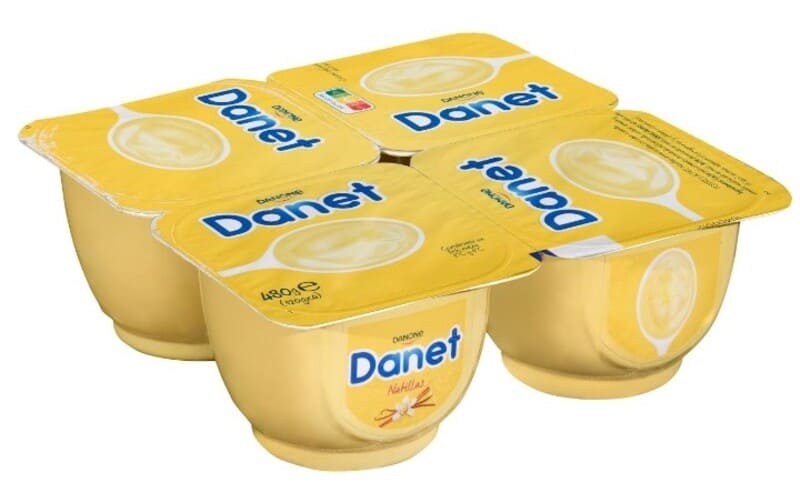 Natillas de vainilla Danet Danone