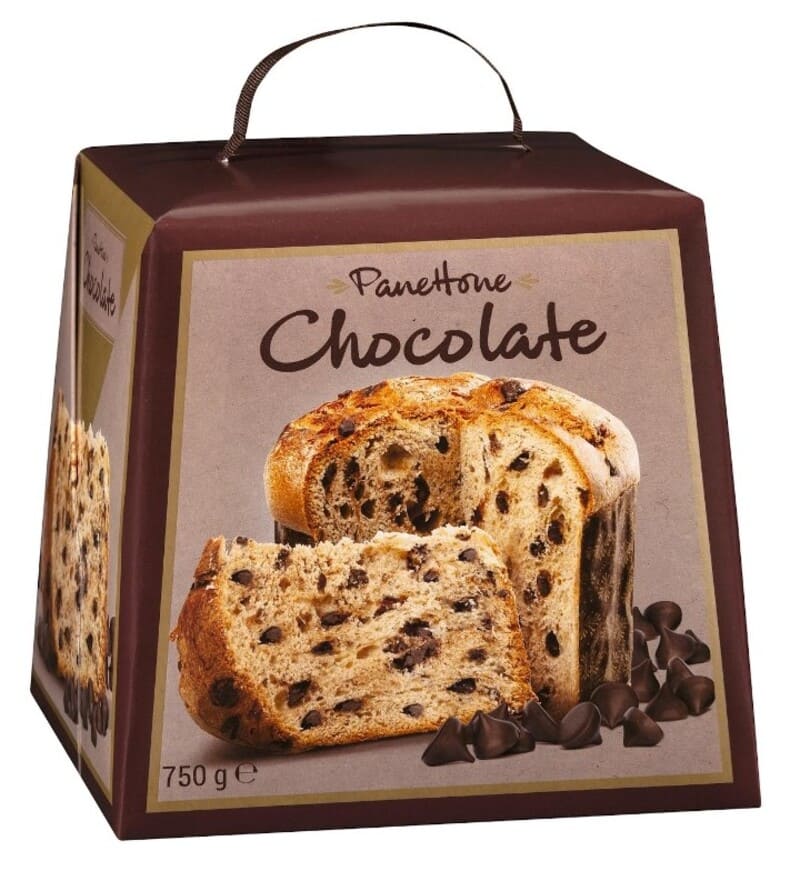 Panettone con pepitas de chocolate Hacendado