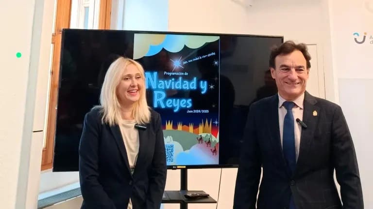 Agustín González, durante la presentación de la programación de Navidad