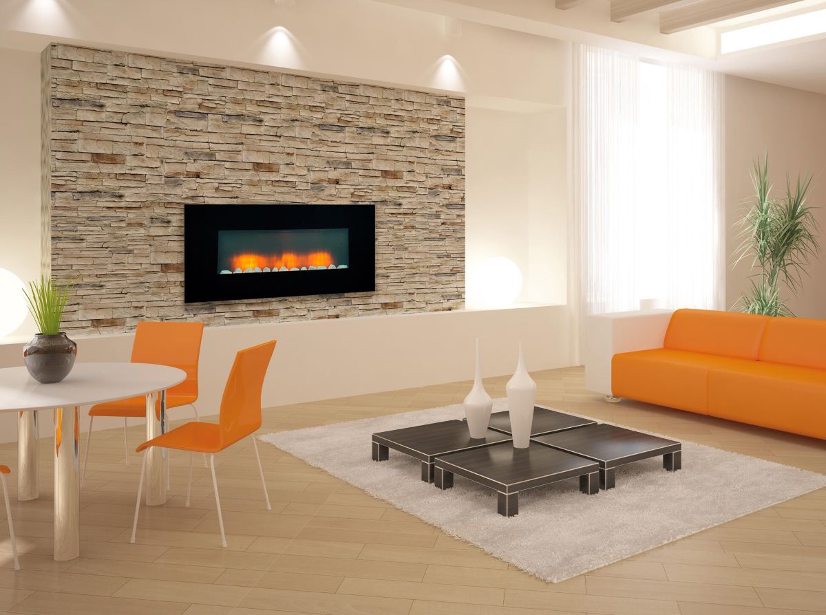 Chimenea eléctrica EDCO Vancouver de Leroy Merlin