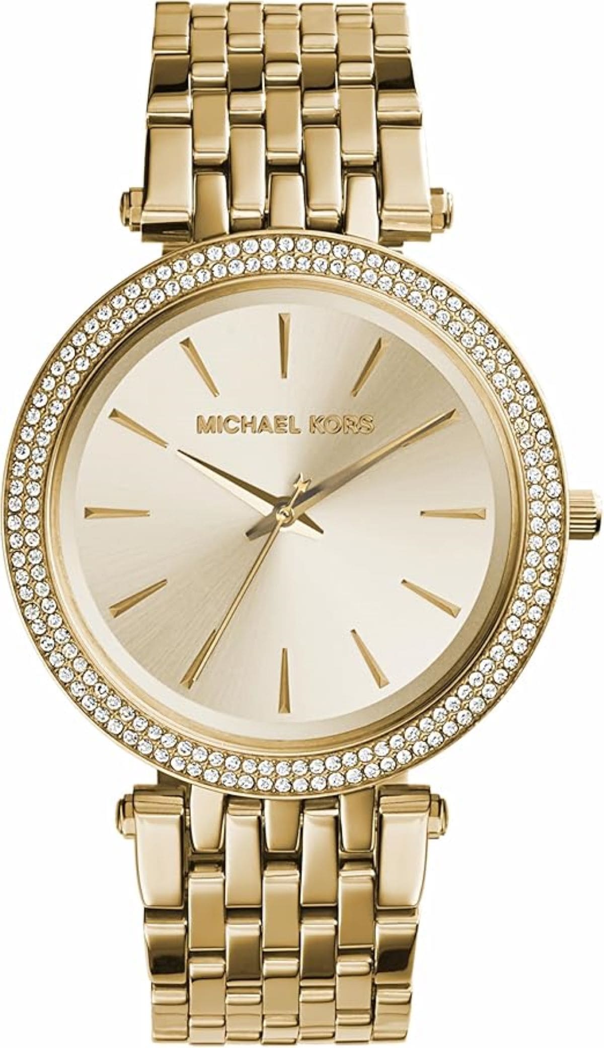 Reloj de pulsera con esfera Champagne Michael Kors de Amazon