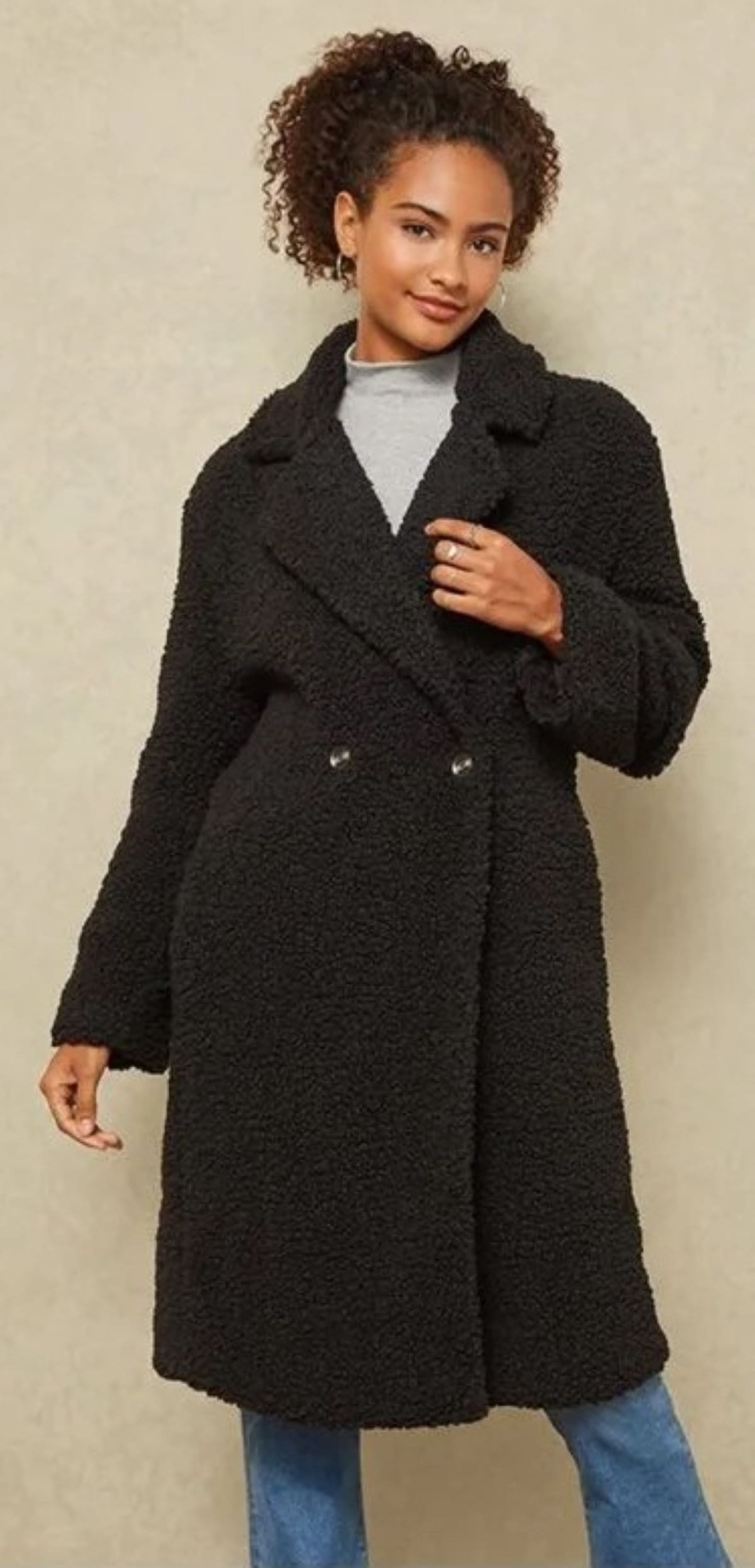 Abrigo de imitación piel de cordero OEKO-TEX STANDARD 100 de Lidl