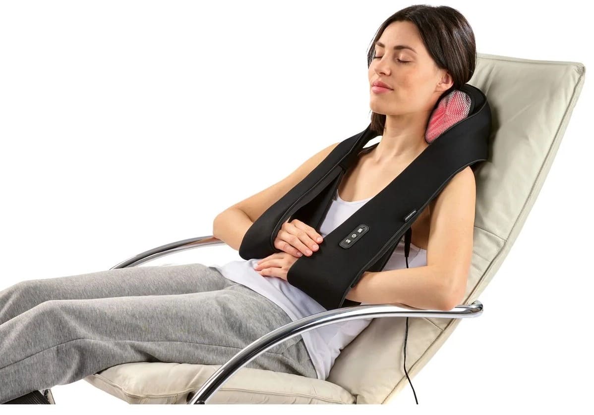 Aparato de masaje shiatzu para nuca Silver Crest