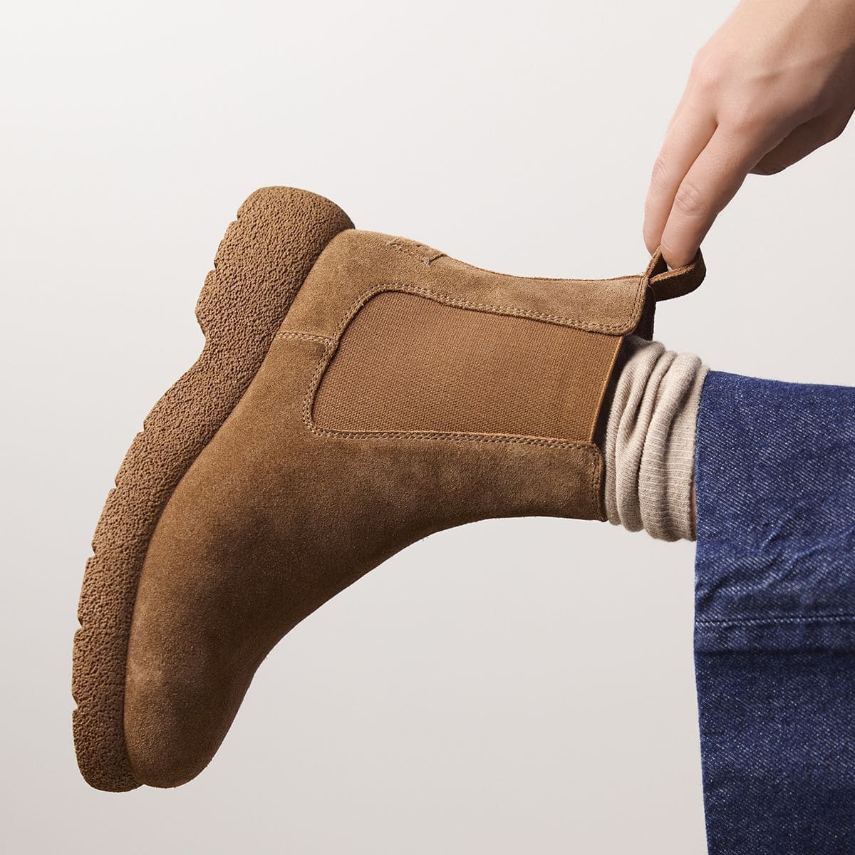 Los botines Chelsea de piel presov en color marrón de Gioseppo