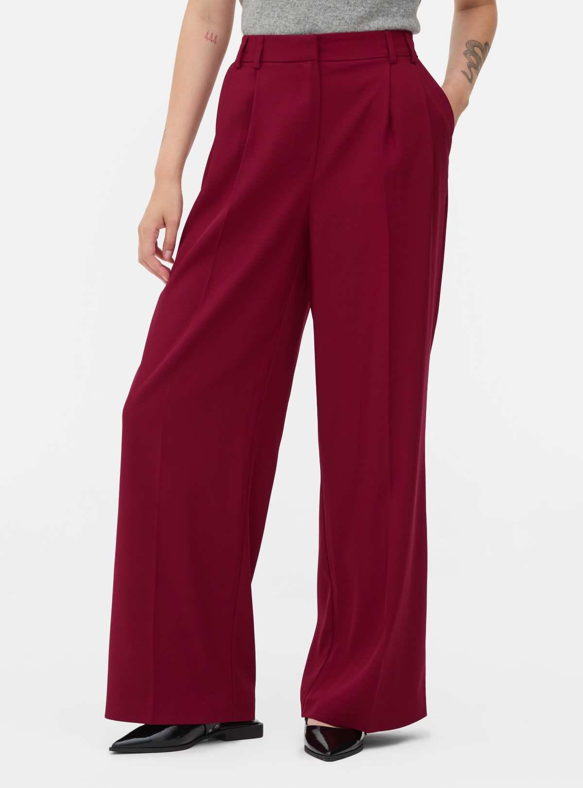 Pantalón de vestir con plisado delantero de Primark