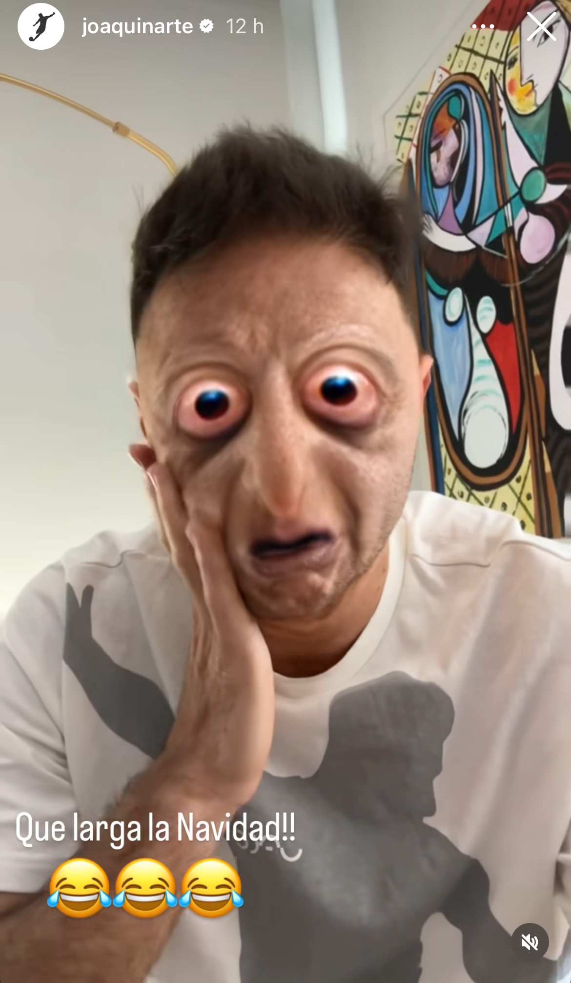 Joaquín Sánchez y su particular felicitación de Navidad | @joaquinarte