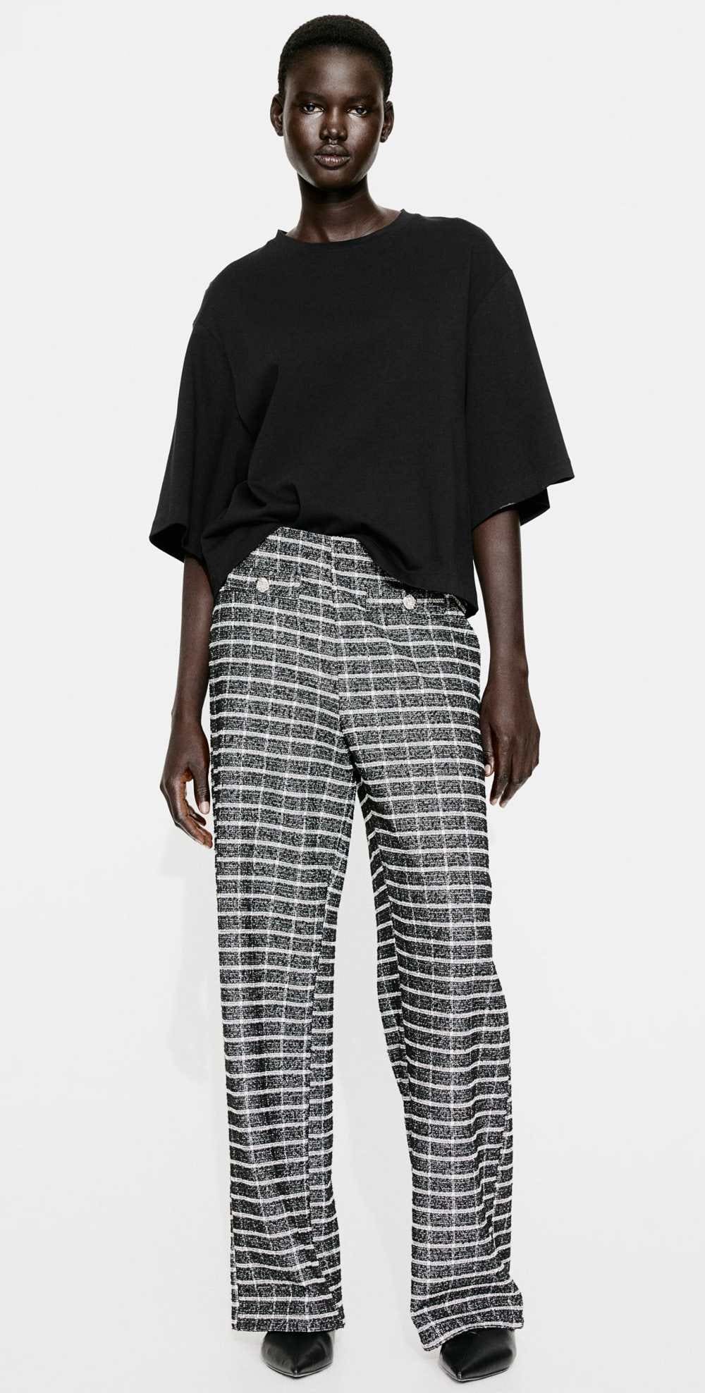 Pantalón en punto bouclé de H&M