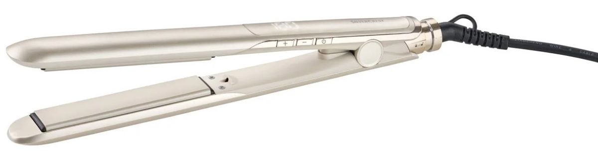 Plancha de pelo con revestimiento de cerámica-queratina SilverCrest de Lidl