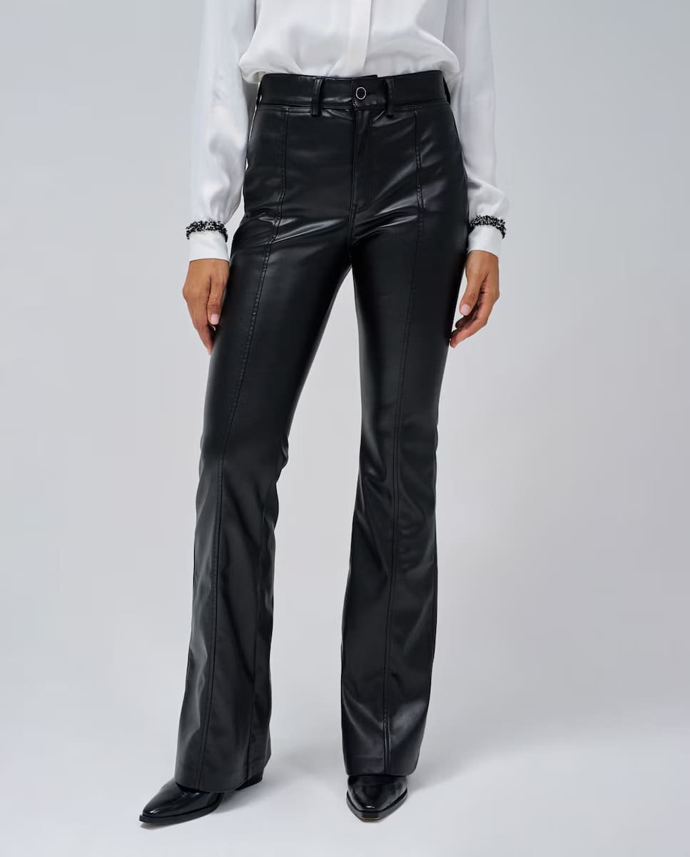 El pantalón de campana Faith flare efecto piel de Salsa Jeans en El Corte Inglés