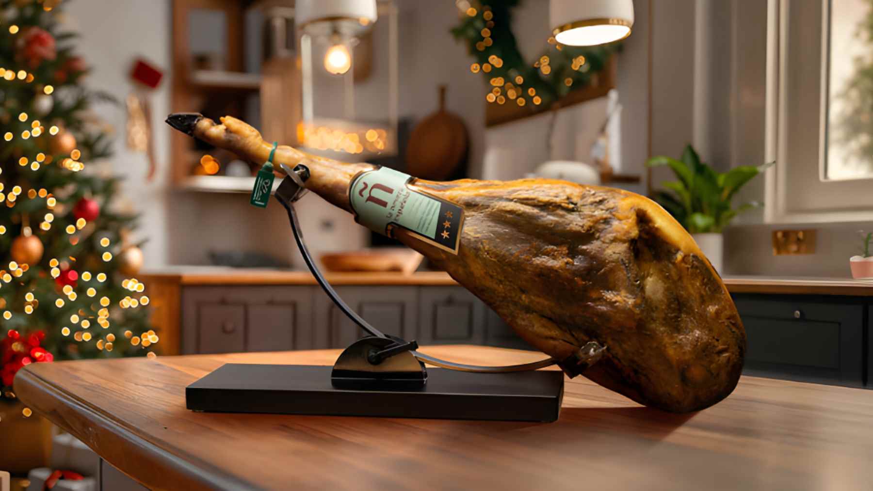 Jamón ibérico de bellota 100% ibérico de 7,5 a 8 kg de La Nevera Española