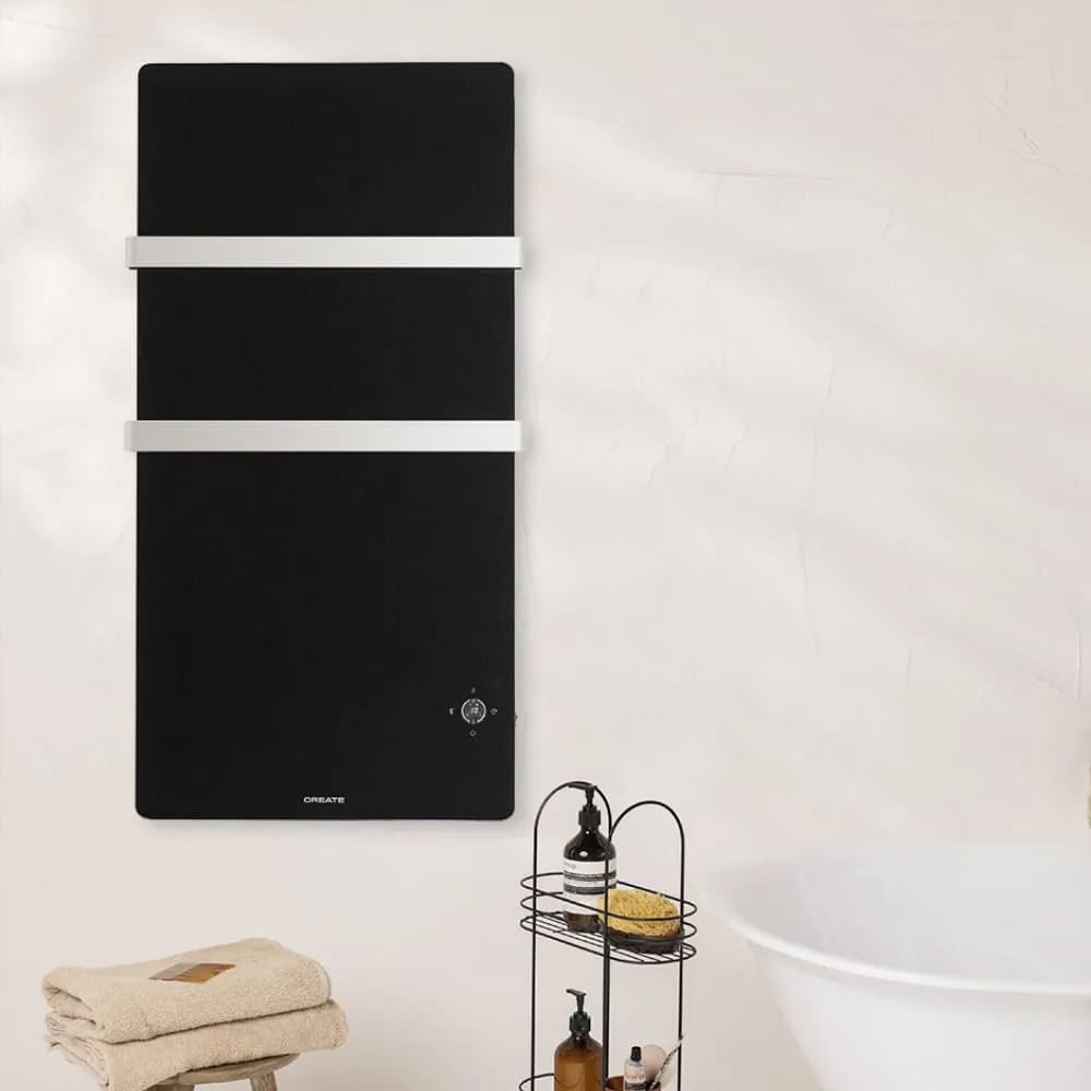 Toallero eléctrico de cristal con Wi-Fi CREATE - WARM TOWEL CRYSTAL