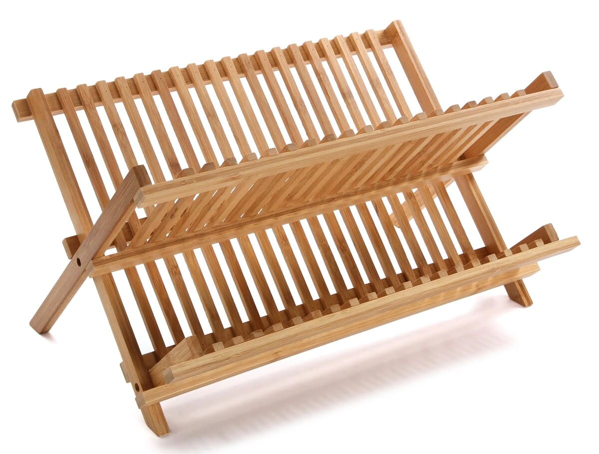 Escurreplatos de bambú VERSA