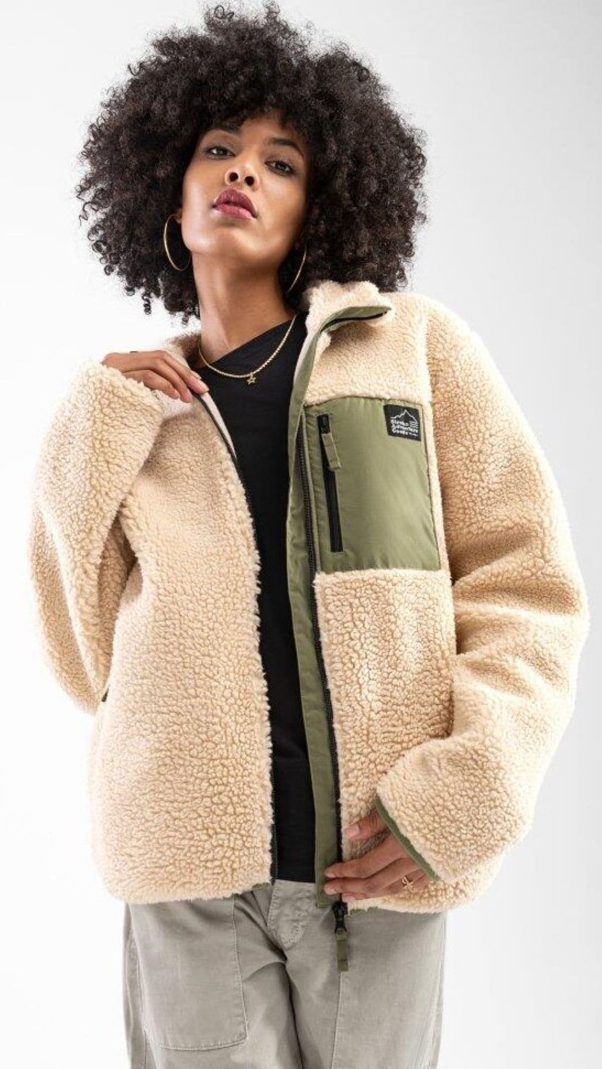 Chaqueta polar de tejido sherpa Siroko Walnut-W de Decathlon