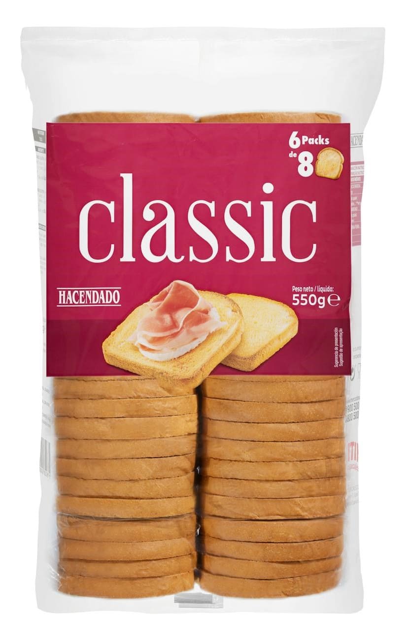 Pan tostado classic Hacendado