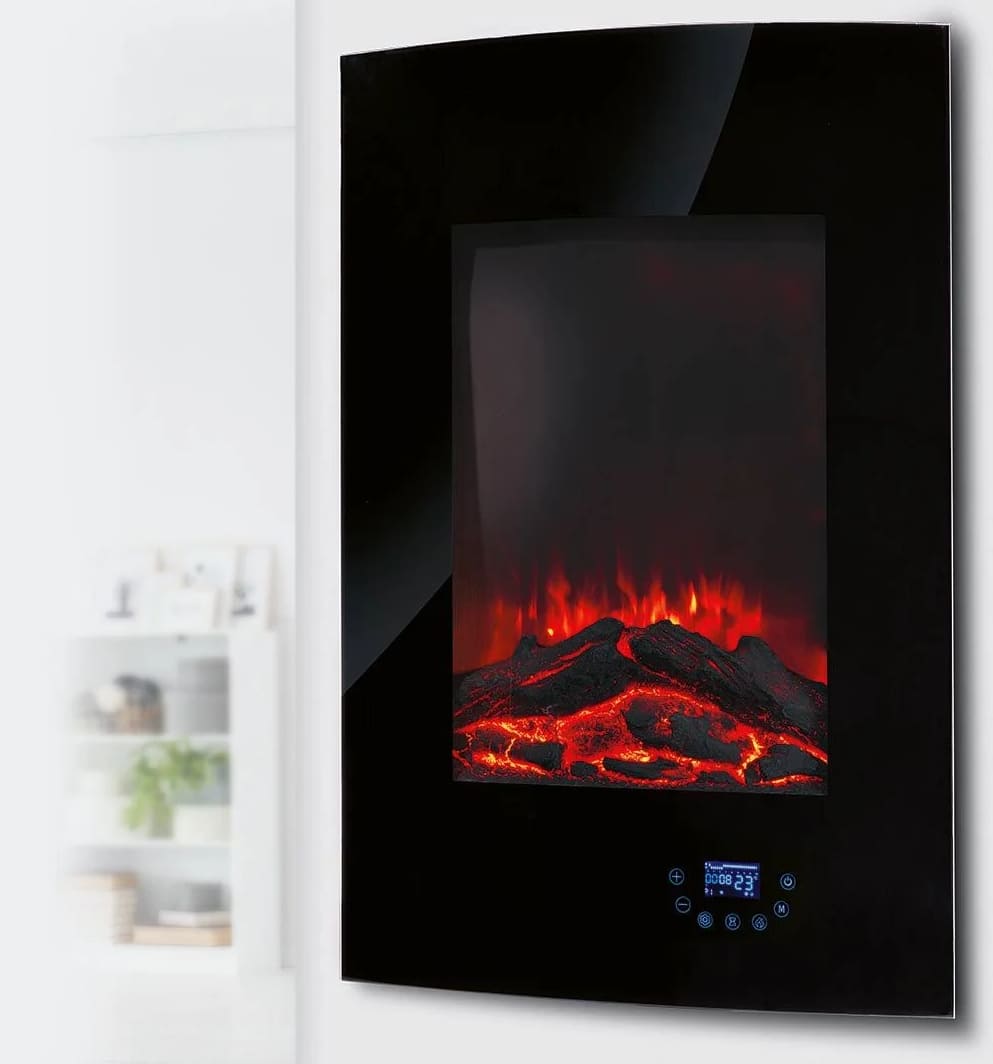 Chimenea eléctrica decorativa vertical de 1800 W