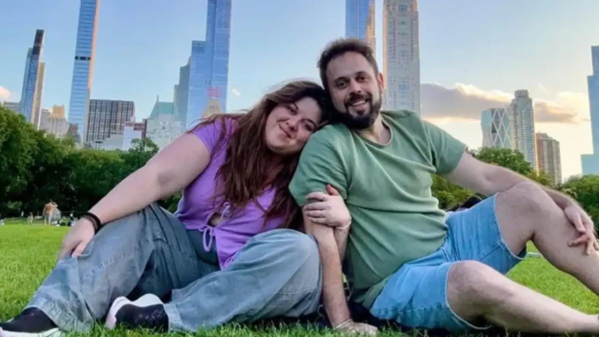 Lalachus junto a Manu, su pareja