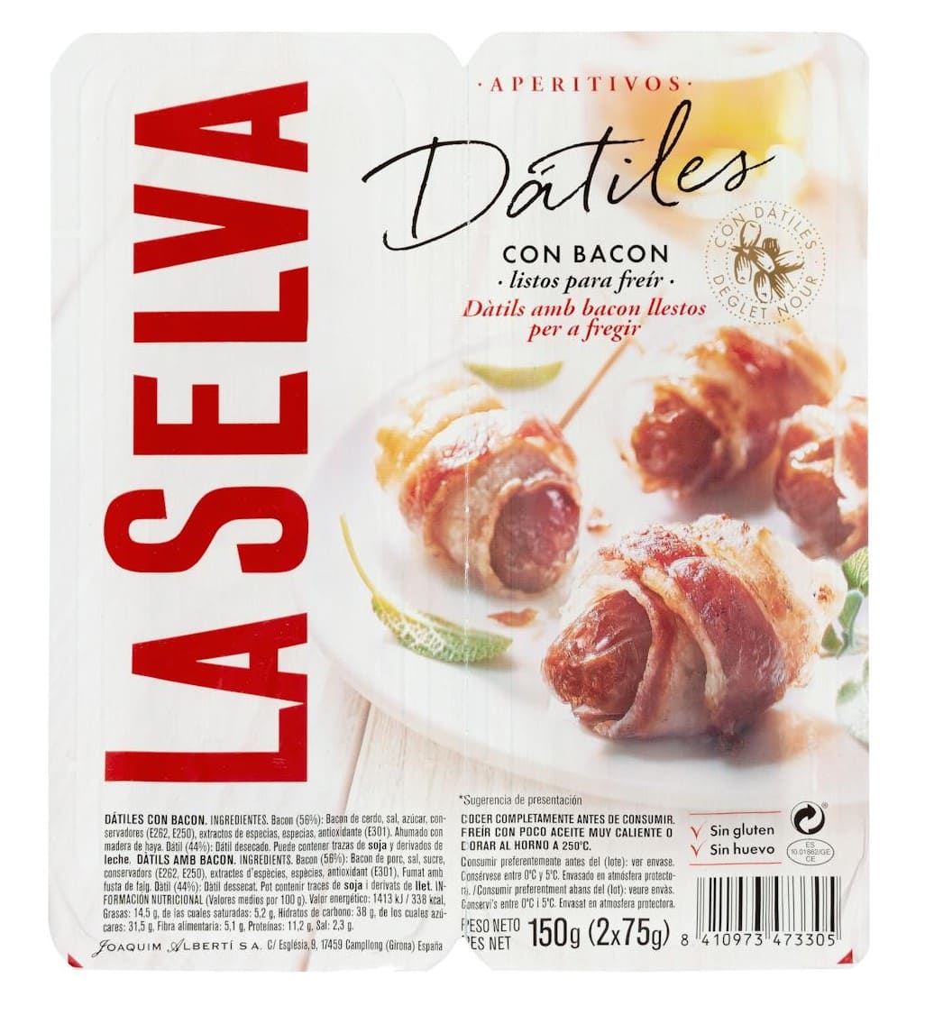 Dátiles con bacón La Selva