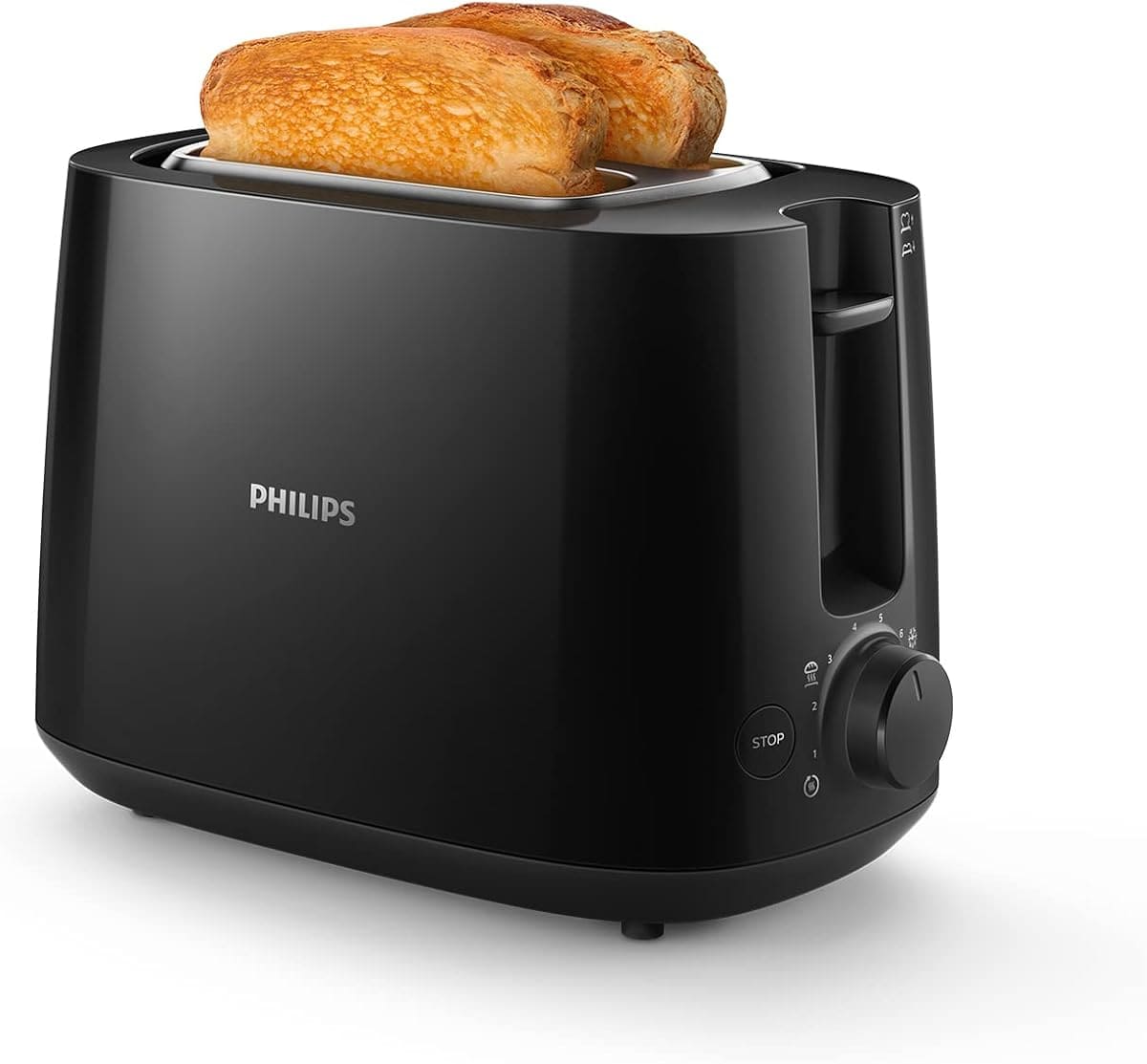 La tostadora con dos ranuras y ocho opciones Philips Daily Collection en Amazon