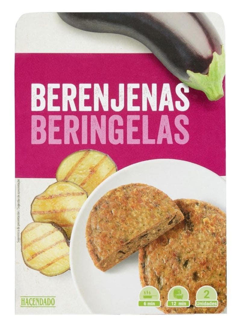 Hamburguesas vegetales con berenjenas