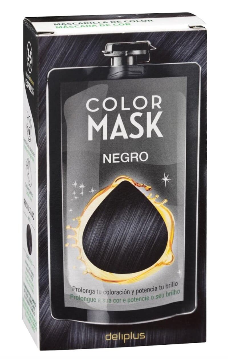 Mascarilla cabello negro Deliplus
