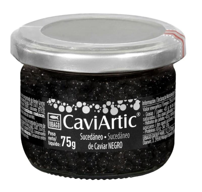 Sucedáneo de caviar negro Ubago Caviartic