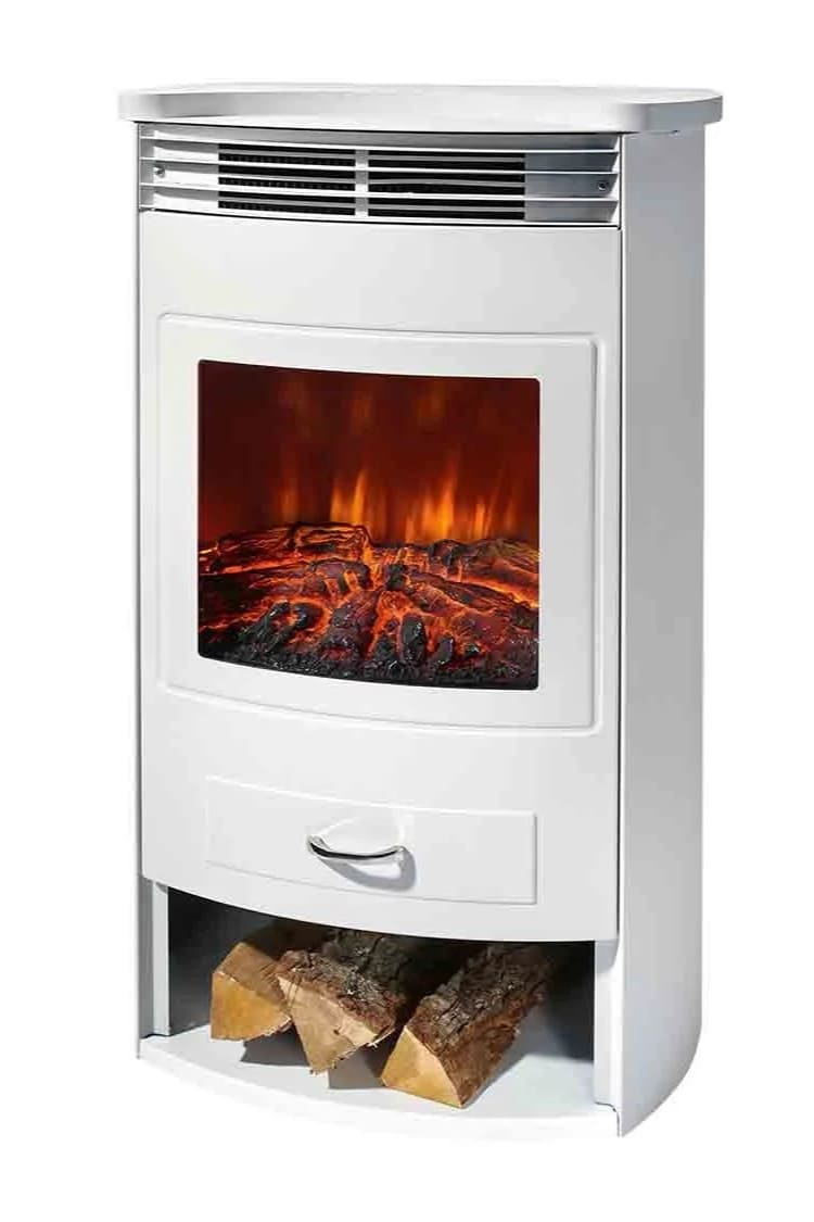 Chimenea eléctrica de 1900 W con compartimento de almacenamiento Silver Crest