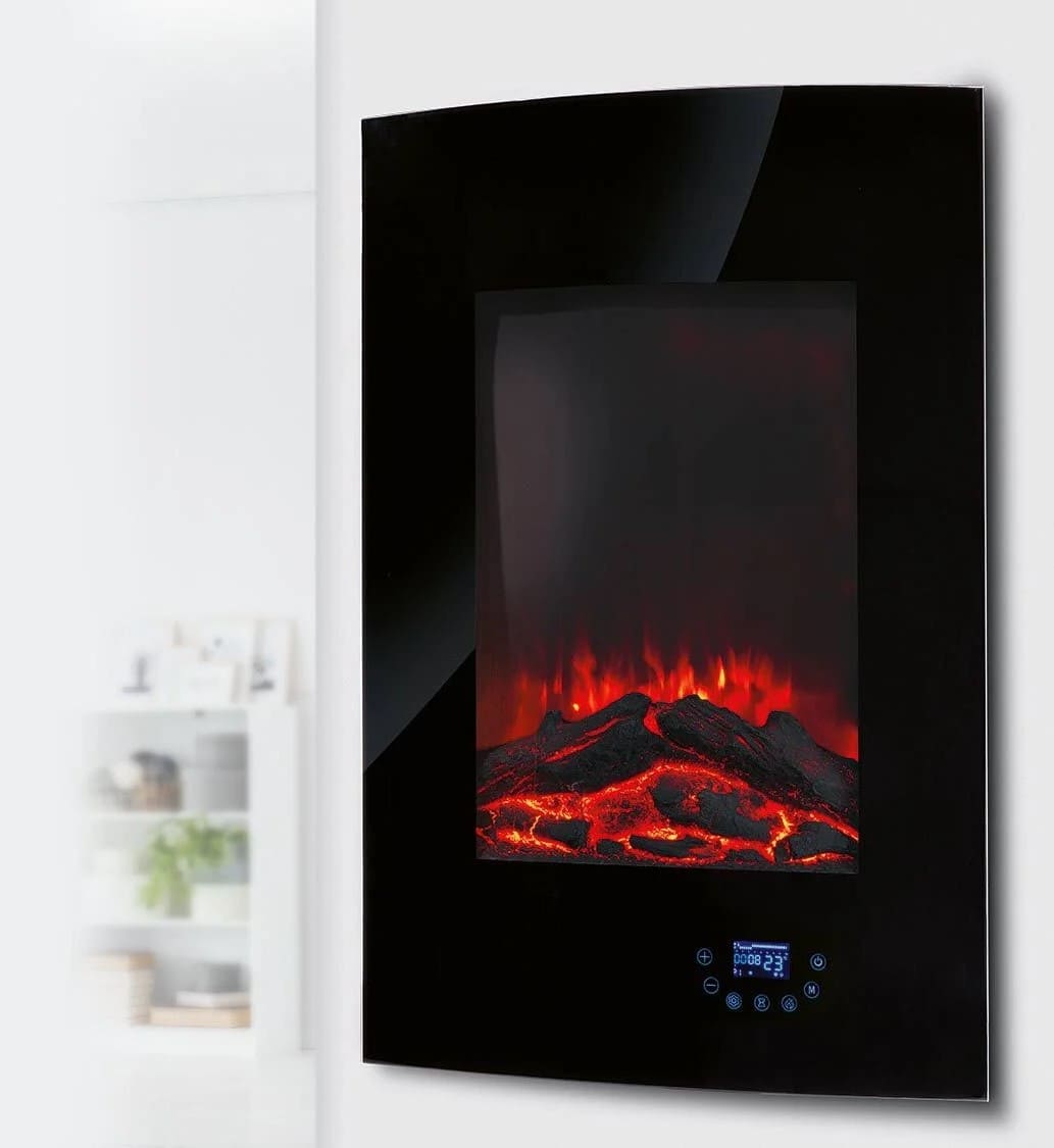 Chimenea eléctrica decorativa vertical de 1800 W