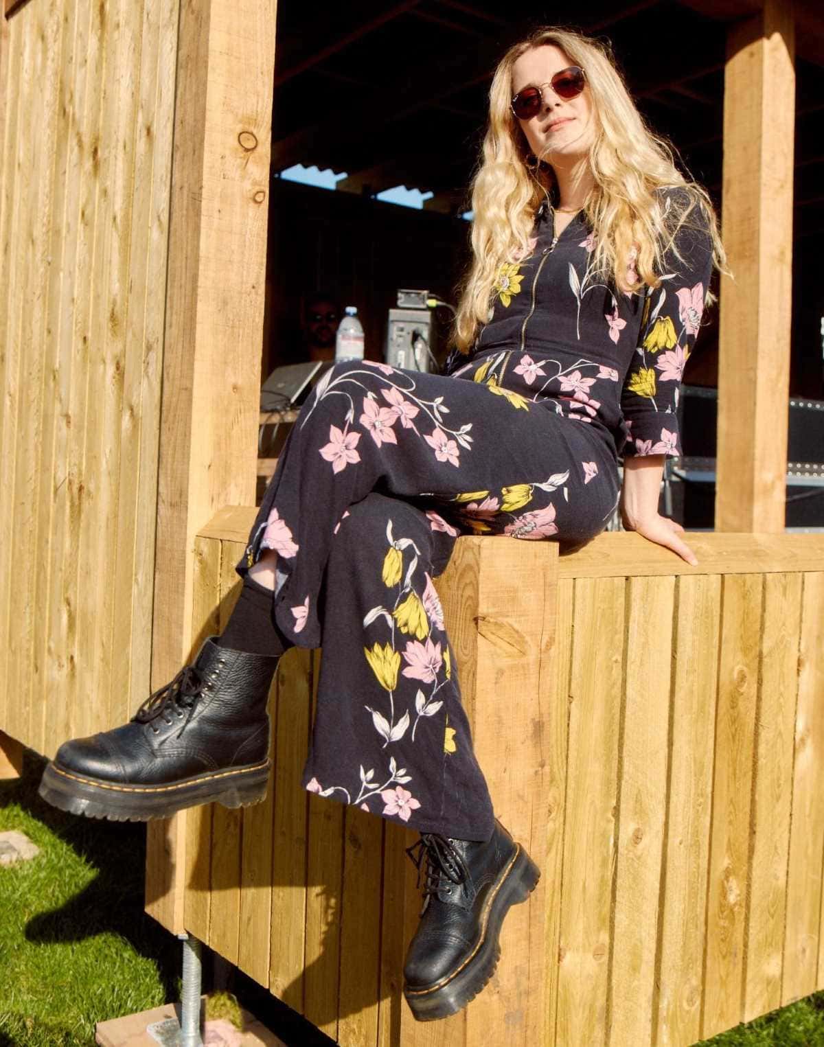 Botas con plataforma Jadon III de piel Pisa de Dr Martens