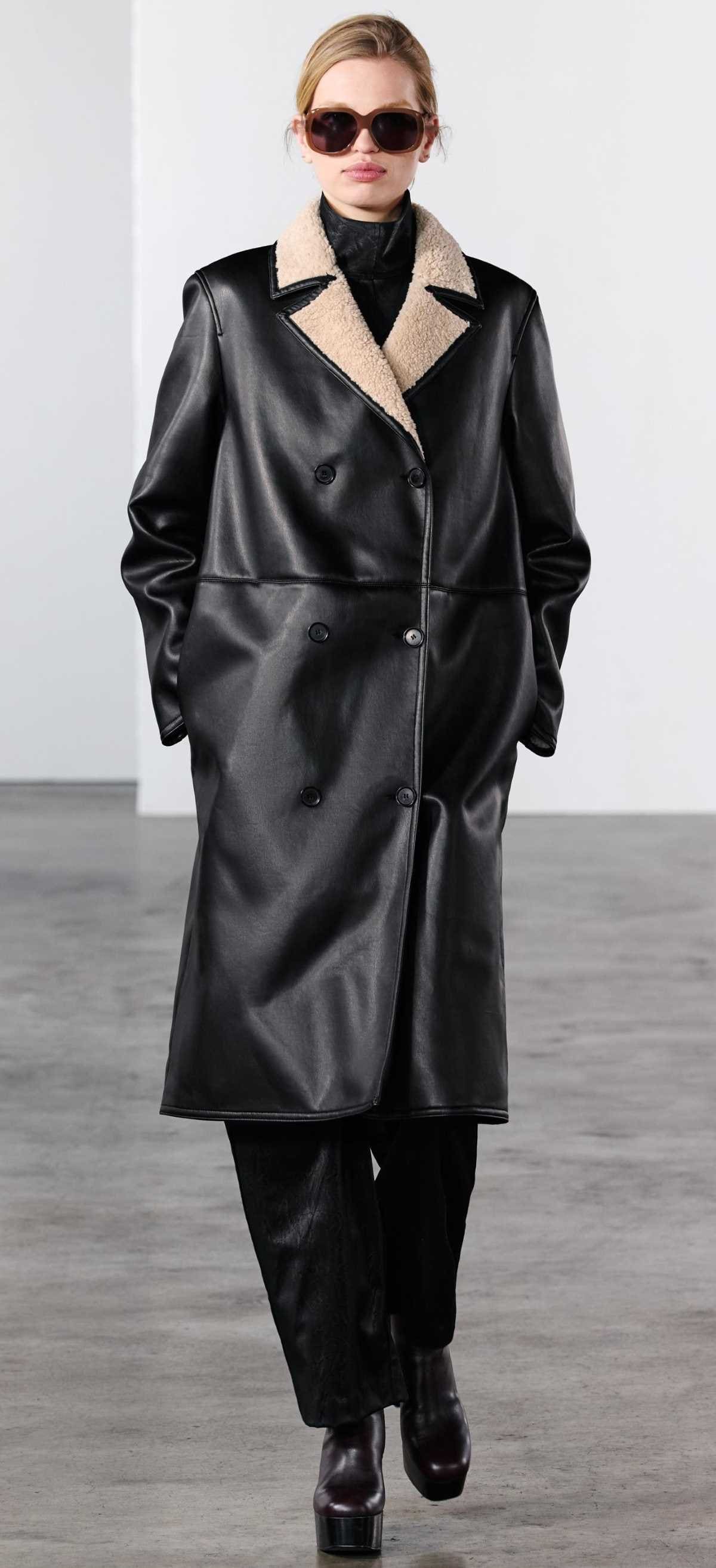 Abrigo doble faz zw collection de Zara