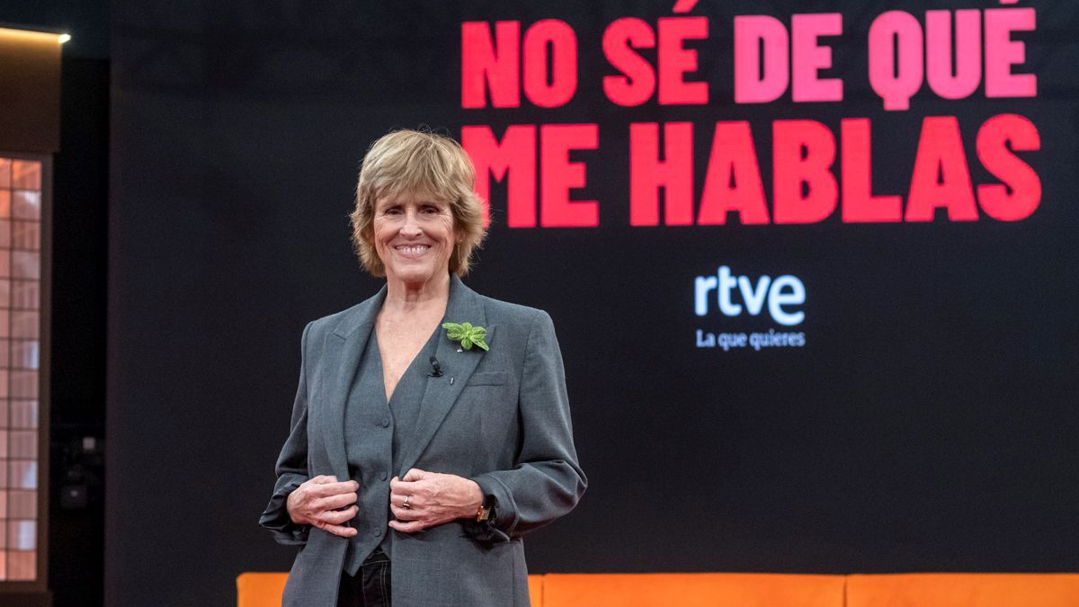 Mercedes Milá en su último proyecto 'No sé de que me hablas' en TVE