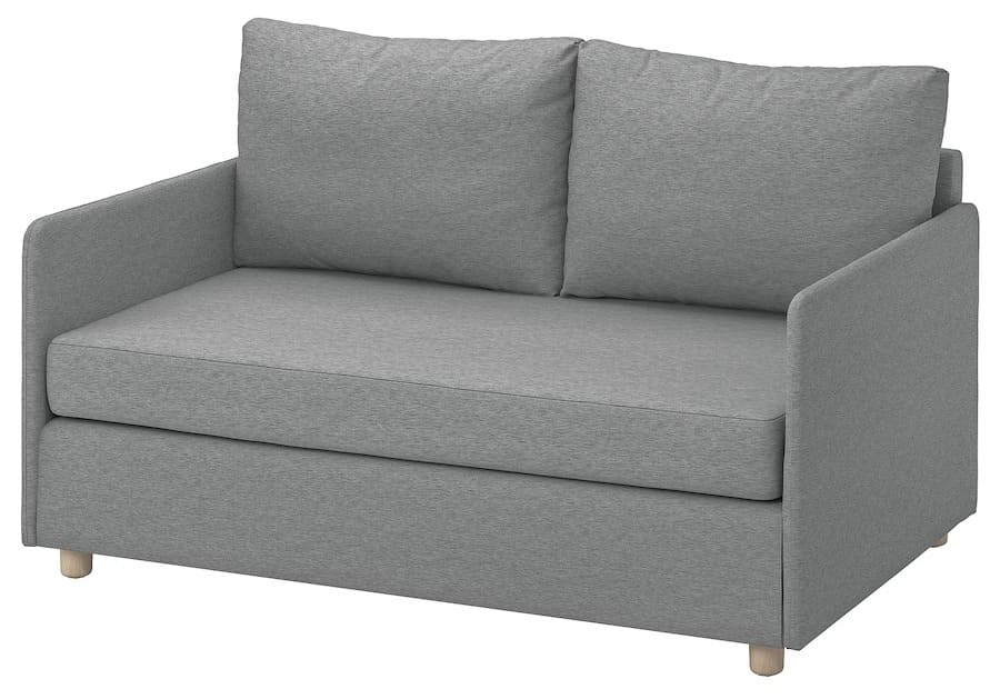 El sofá cama Knisa gris claro FRIDHULT de Ikea