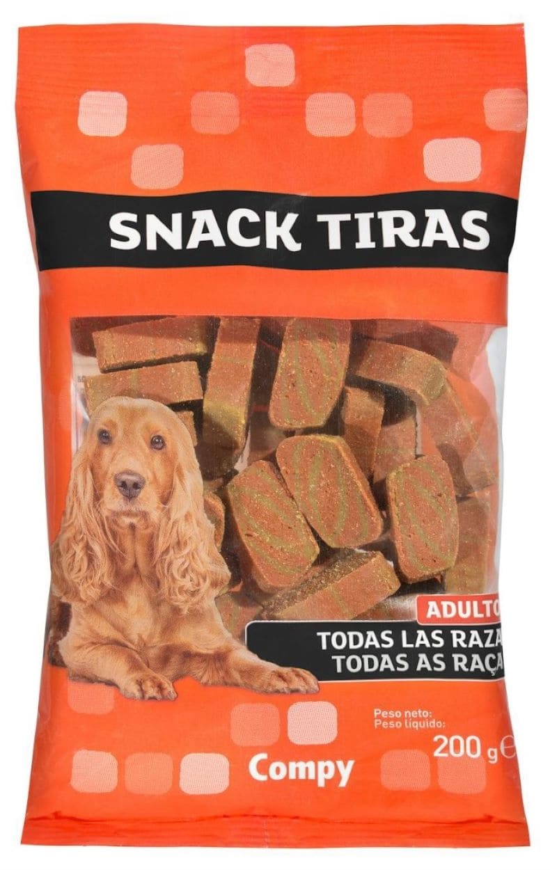Snack en tiras para perros adultos Compy