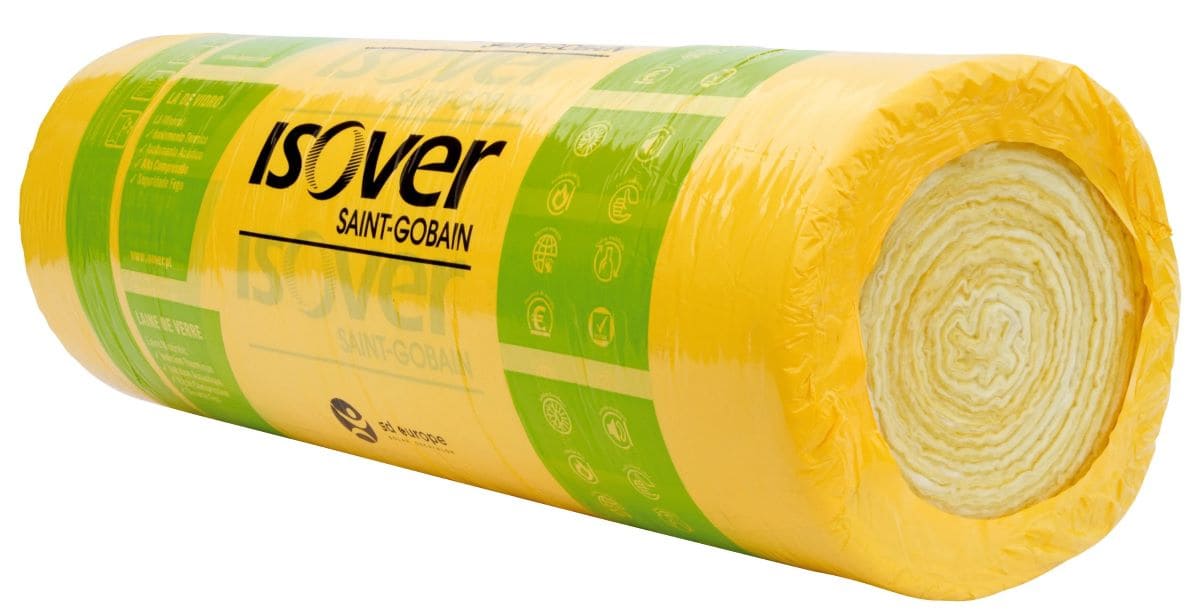 Rollo IBR80 de 80 mm con barrera de vapor incluida ISOVER