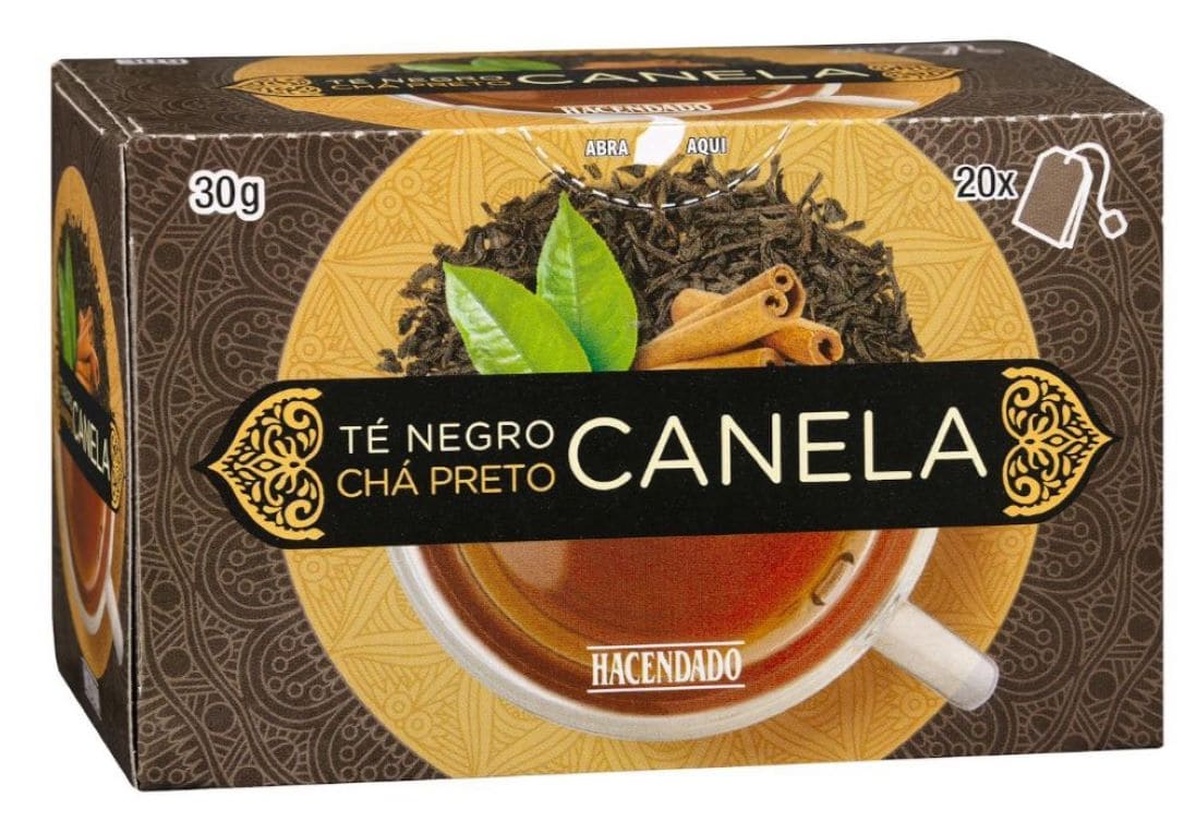 Té negro con canela Hacendado