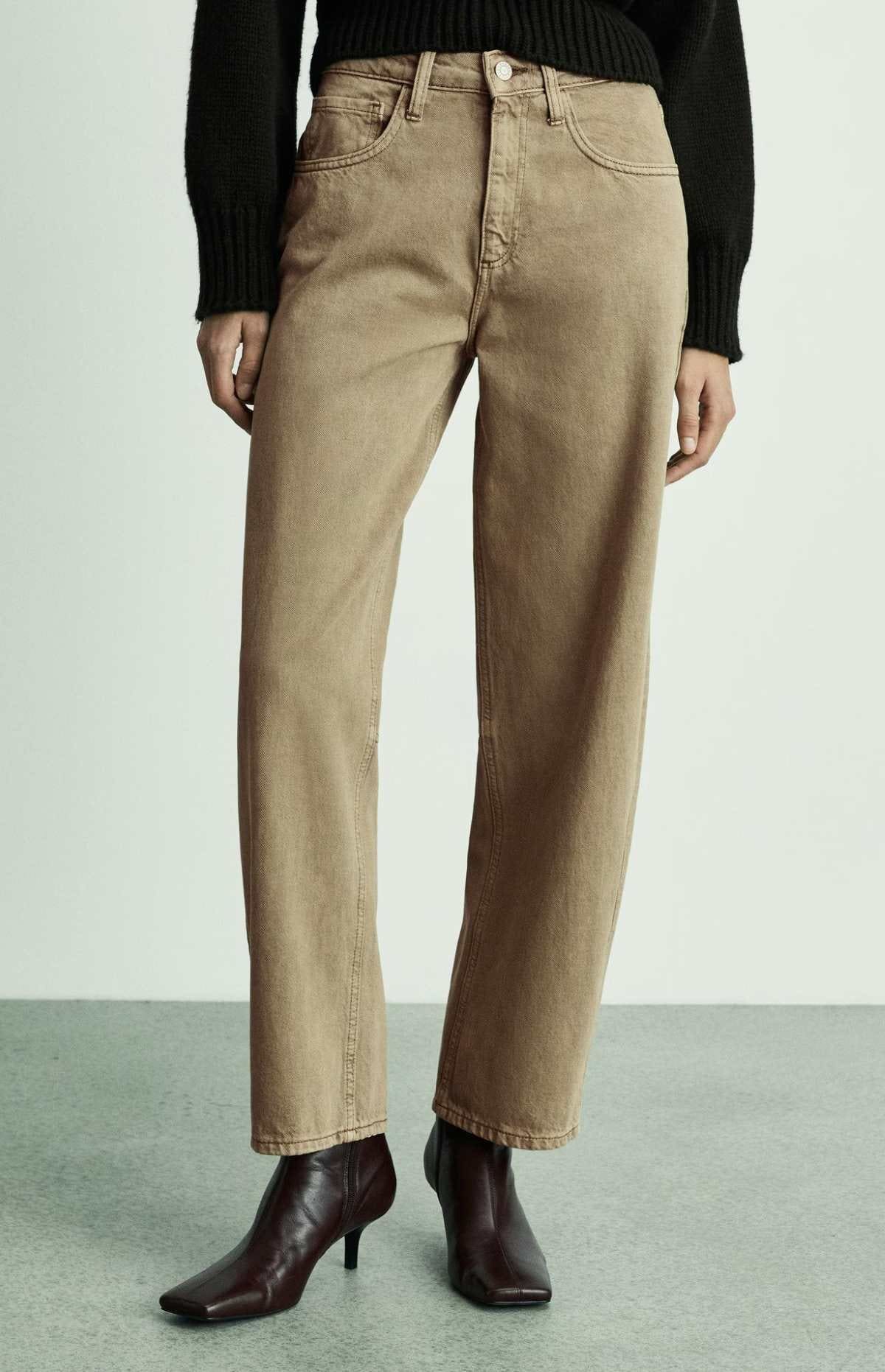 Jeans Balloon tiro alto de Mango