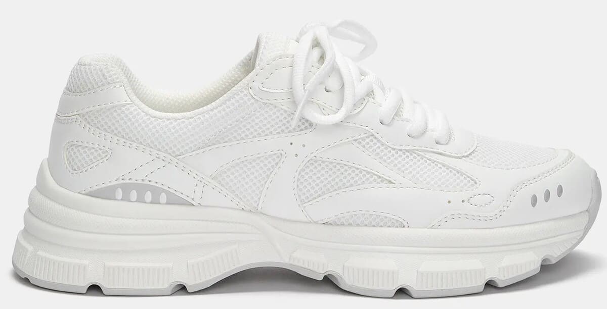 Zapatillas deportivas multipiezas blancas