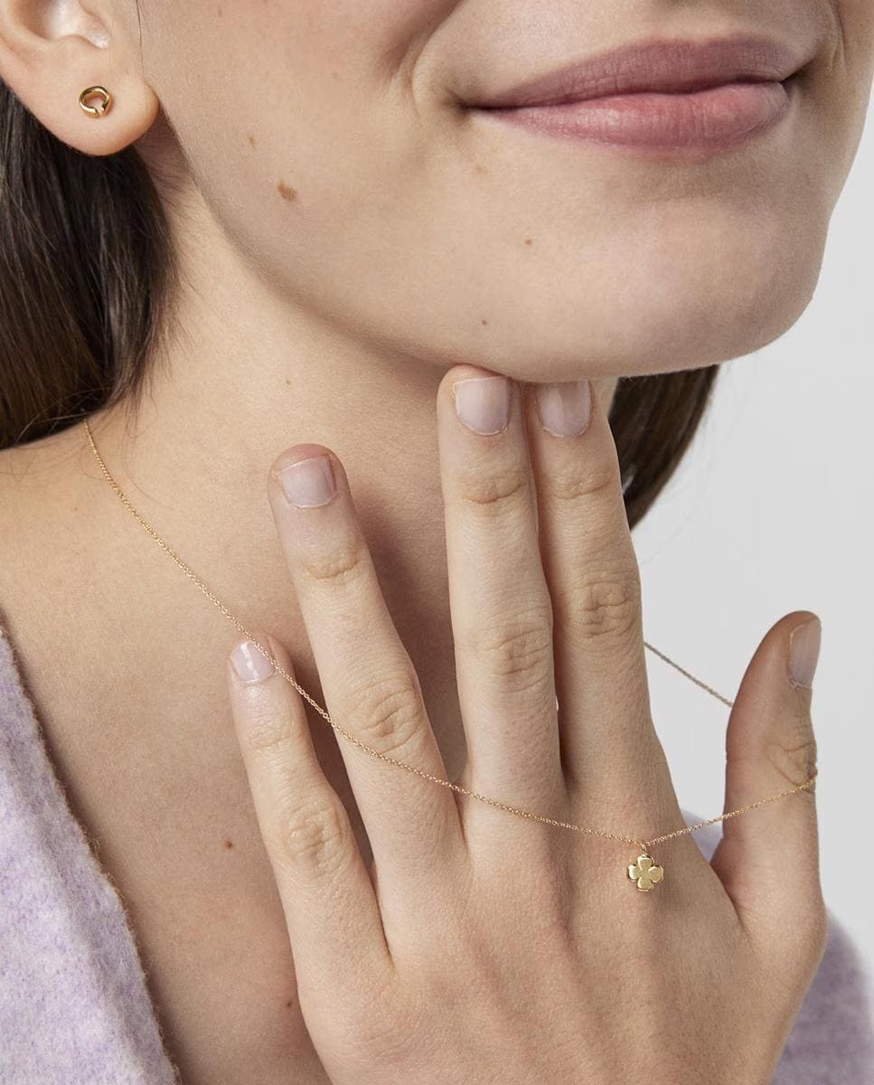 Colgante trébol de cuatro hojas