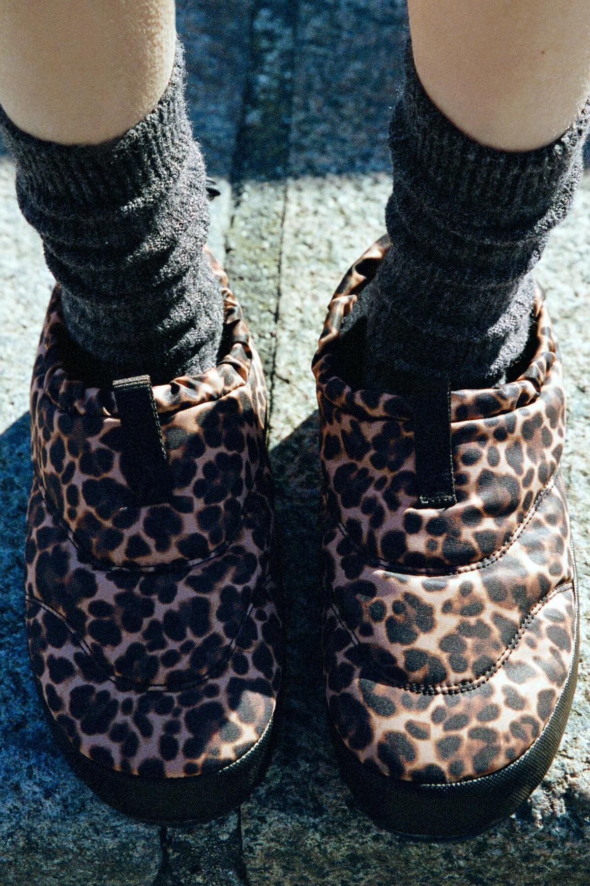 Zapatillas acolchadas con estampado animal 3M Thinsulate