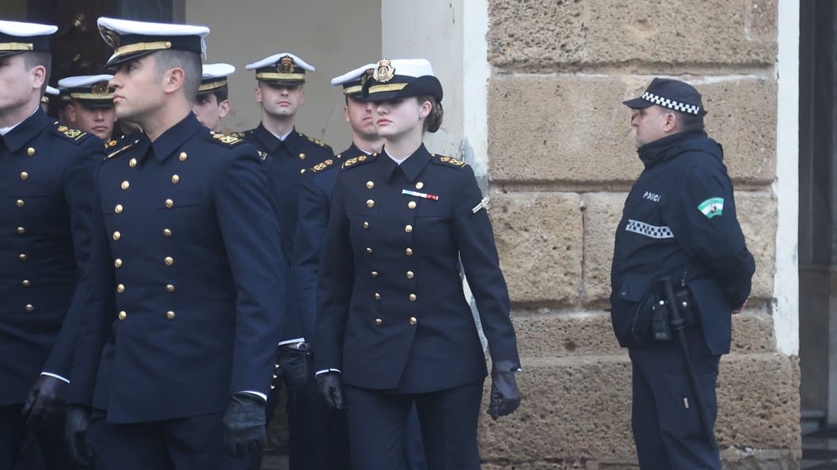 La Princesa Leonor saliendo del Consistorio gaditano | Cristo García