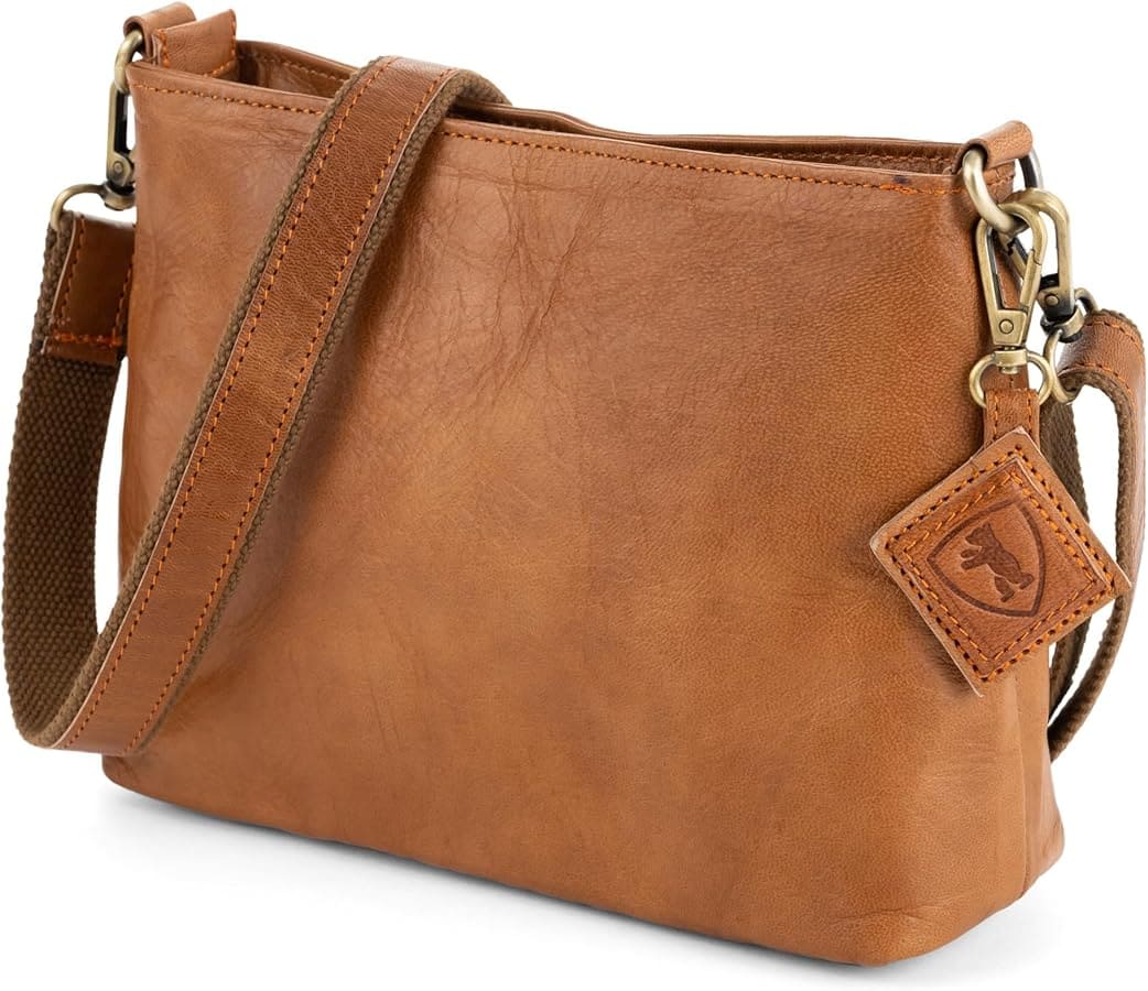 El bolso bandolera de diseño vintage Marbella de Berliner en Amazon