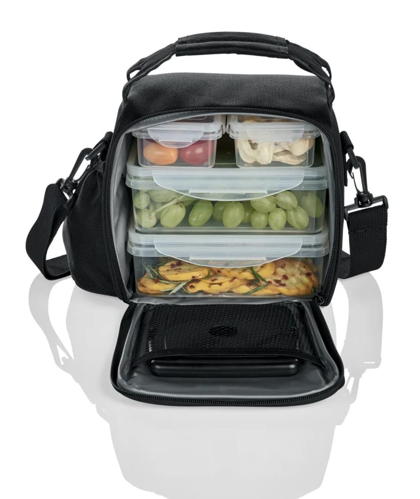 Bolsa isotérmica con recipientes portalimentos