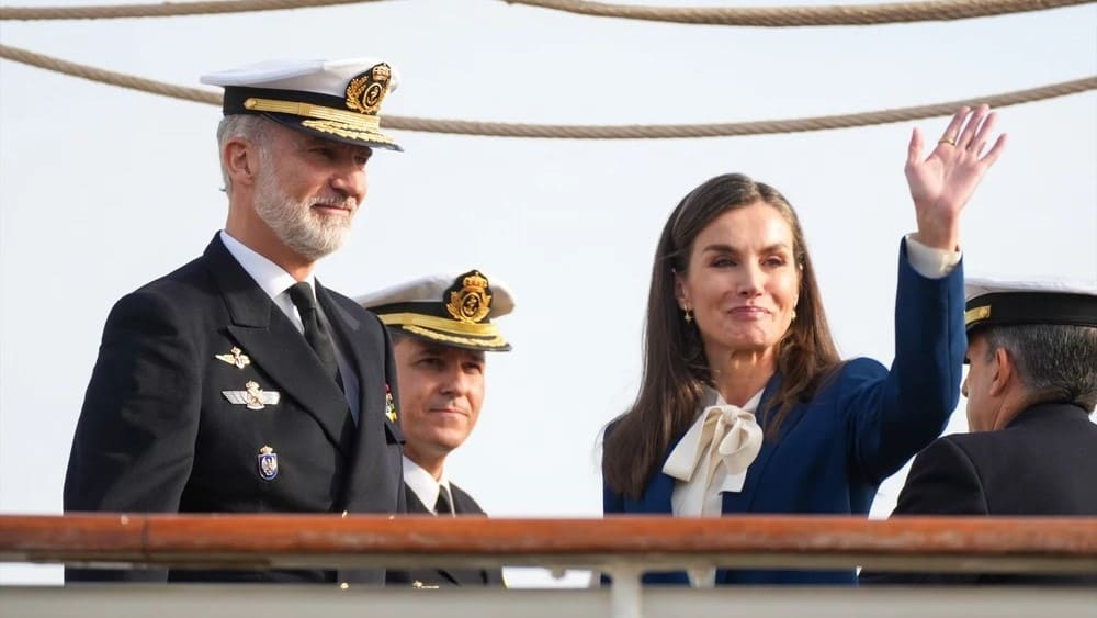 Los Reyes de España, Felipe VI y Letizia, visiblemente emocionados
