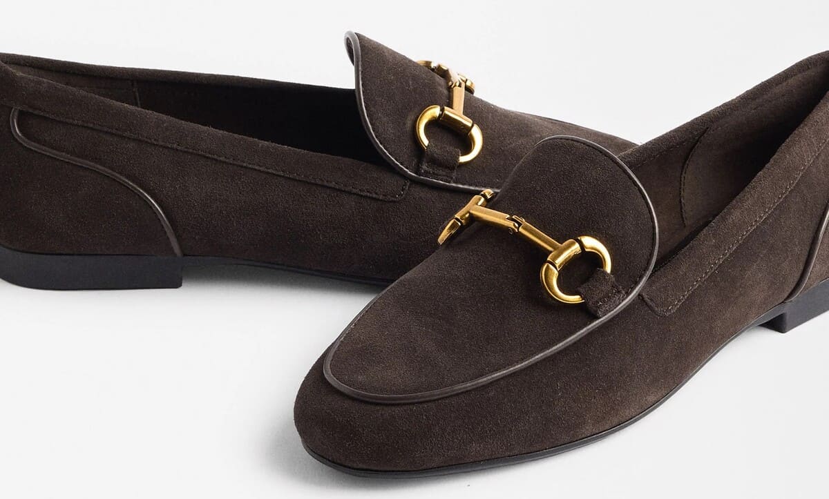 Mocasines de piel con hebilla