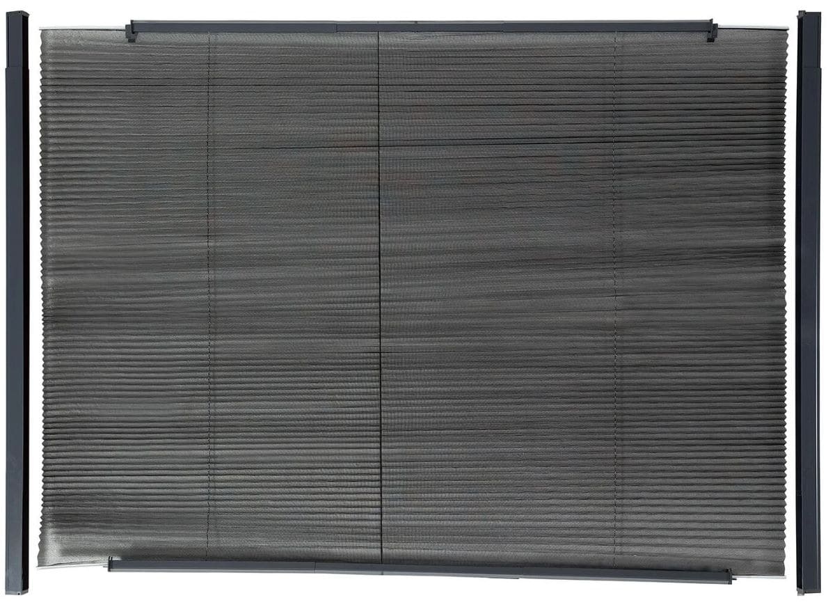 Mosquitera telescópica plisada para ventana