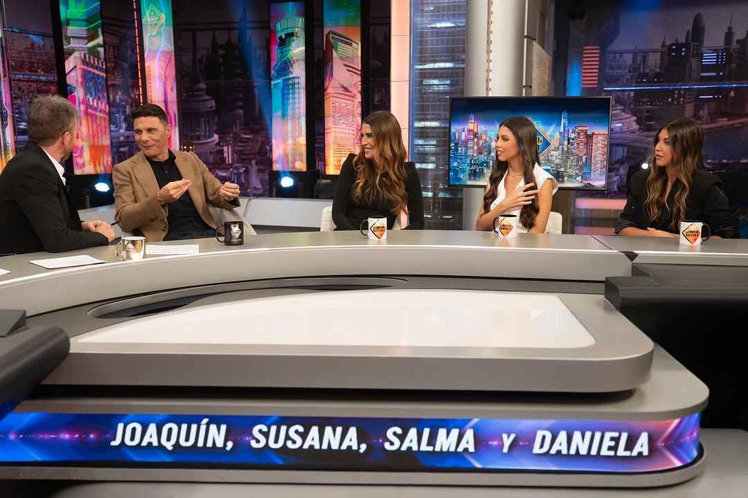 Joaquín Sánchez, Susana Saborido, Daniela y Salma en 'El Hormiguero' | Antena 3