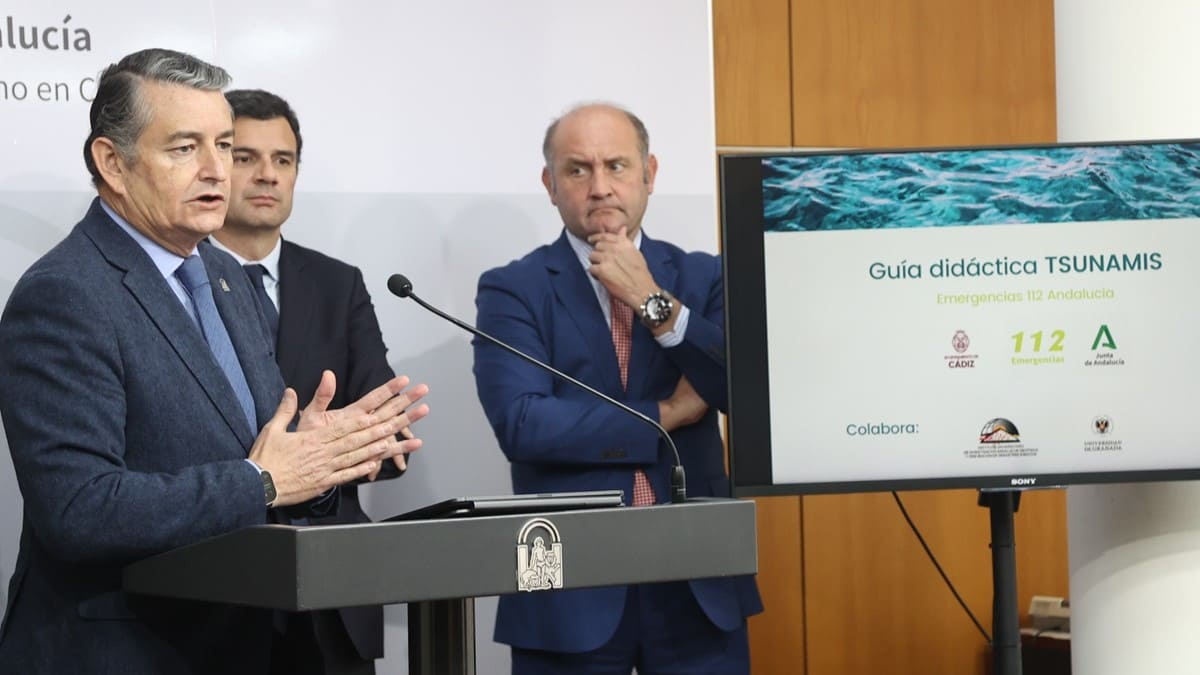 El consejero, Antonio Sanz, durante su intervención | Cristo García