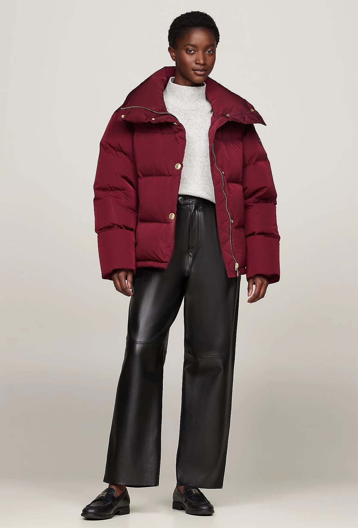 Chaqueta oversize con relleno de plumón de Tommy Hilfiger