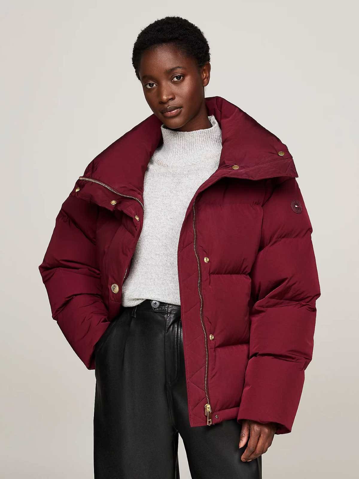 Chaqueta oversize con relleno de plumón de Tommy Hilfiger