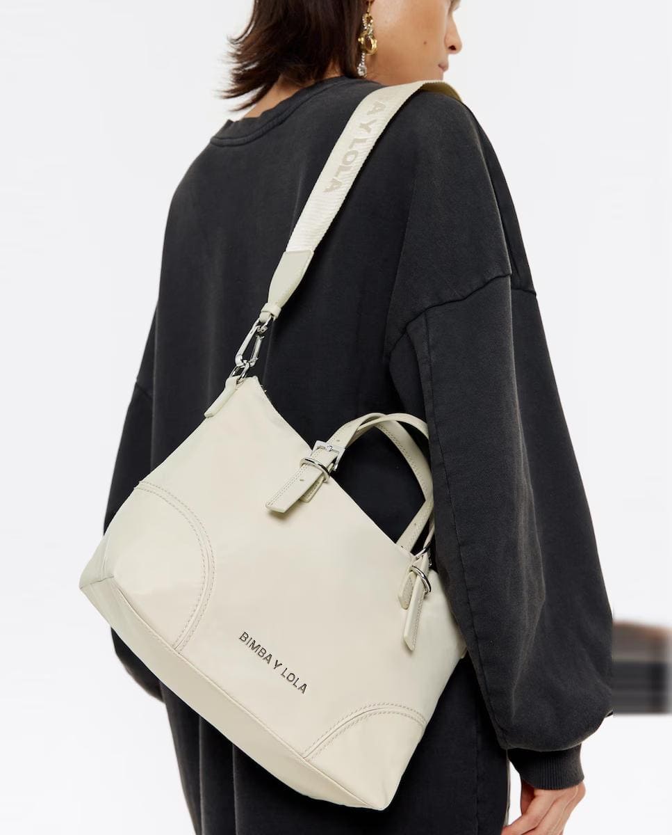 Bolso de hombro tipo shopper mediana Bimba y Lola