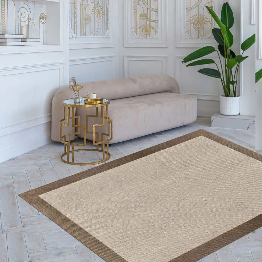 Alfombra de vinilo con cenefa LATIENDAWAPA